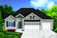 Marie II floor plan custom home Blue Springs MO