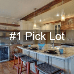 Pick lot written on an image with kitchen